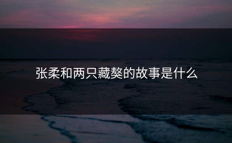 张柔和两只藏獒的故事是什么 张柔和两只藏獒的故事是什么